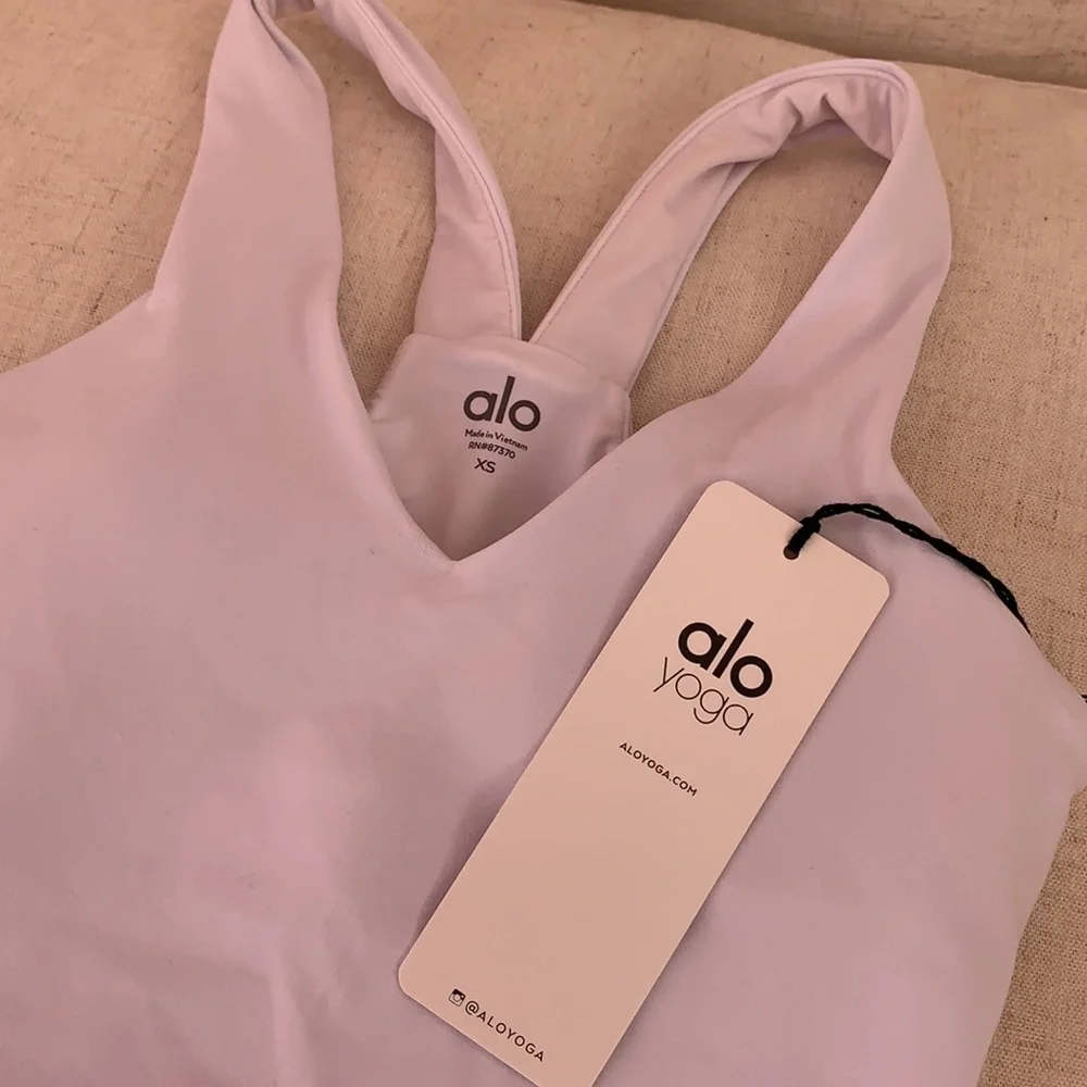 Alo Yoga Real Bra Tank white xs - Picture 4 of 5